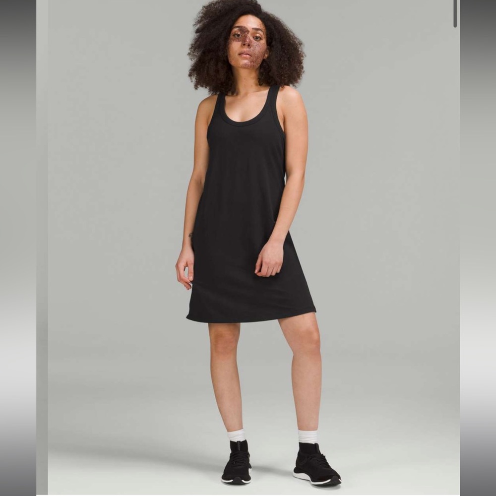 🆕 Lululemon Classic-Fit Cotton-Blend Scoop Dress *NWT *retired